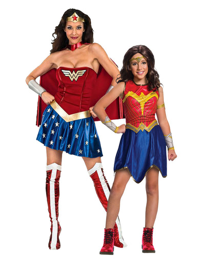 Déguisement de couple Wonder Woman™ mère et fille