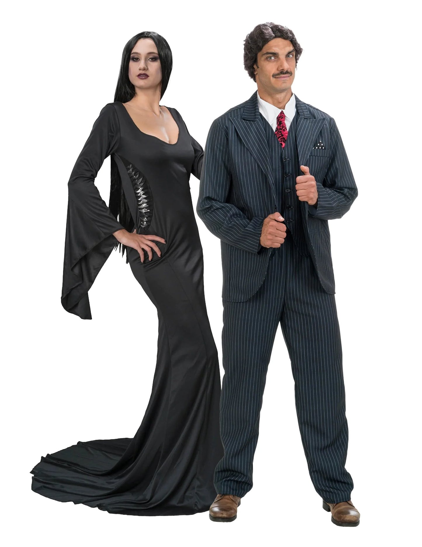 Déguisement de couple Gomez et Morticia Addams™ Wednesday adultes
