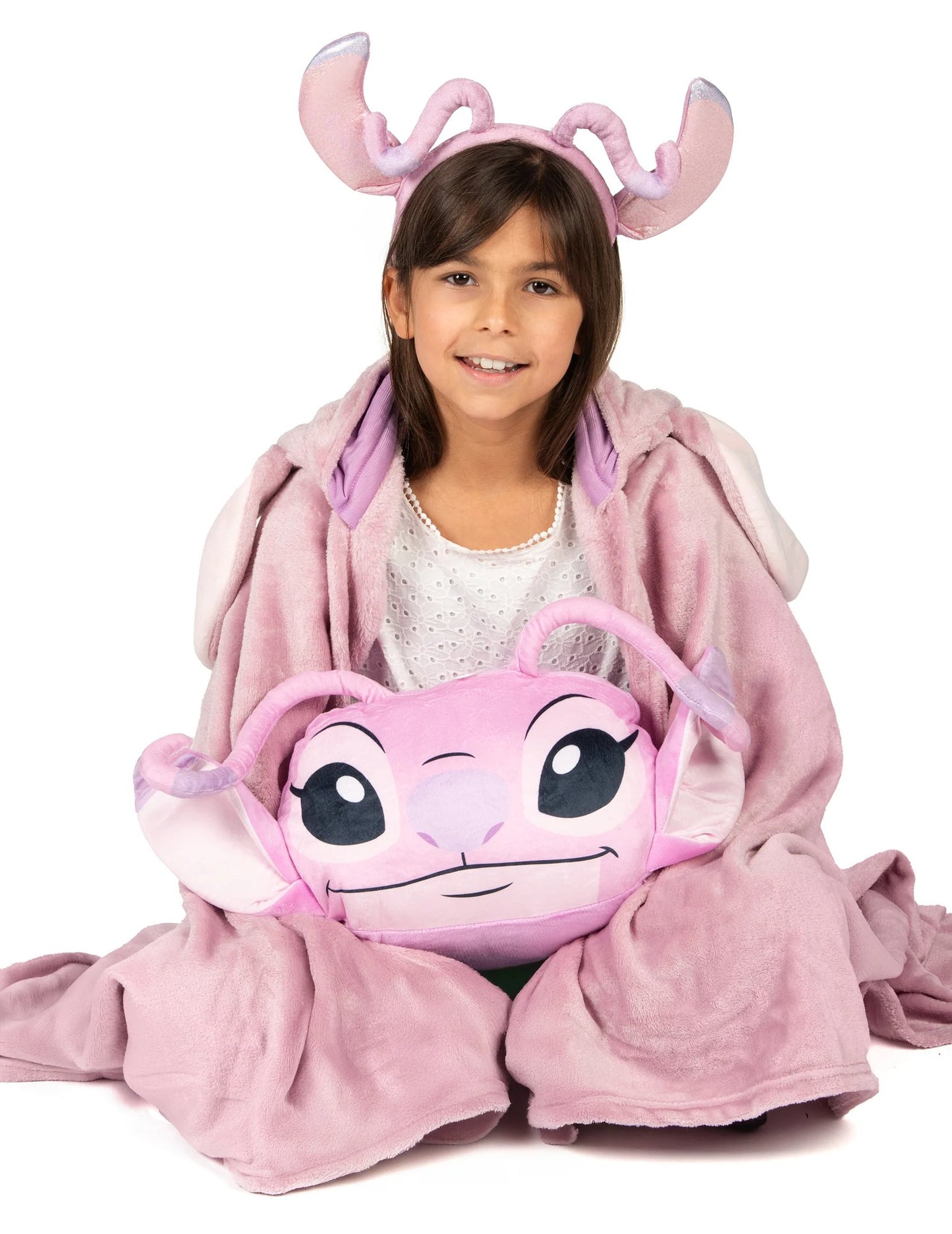 Kit plaid polaire et coussin Angel™