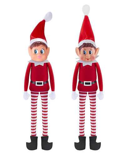 Duo božićnih nestašnih vilenjaka Elvie i Elfie