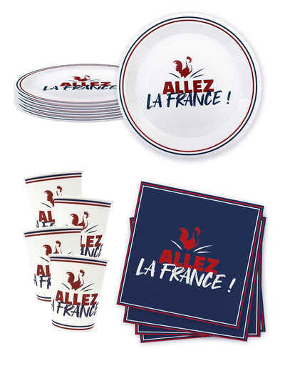 Set za jednokratno posuđe Allez la France
