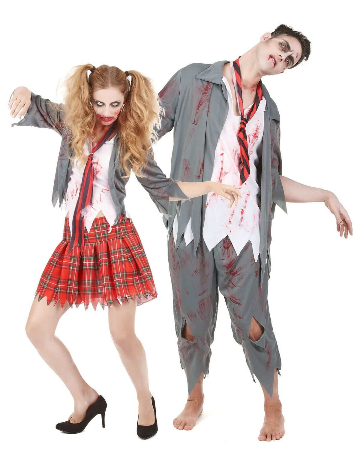 Usklađeni kostimi za par Zombie za Halloween