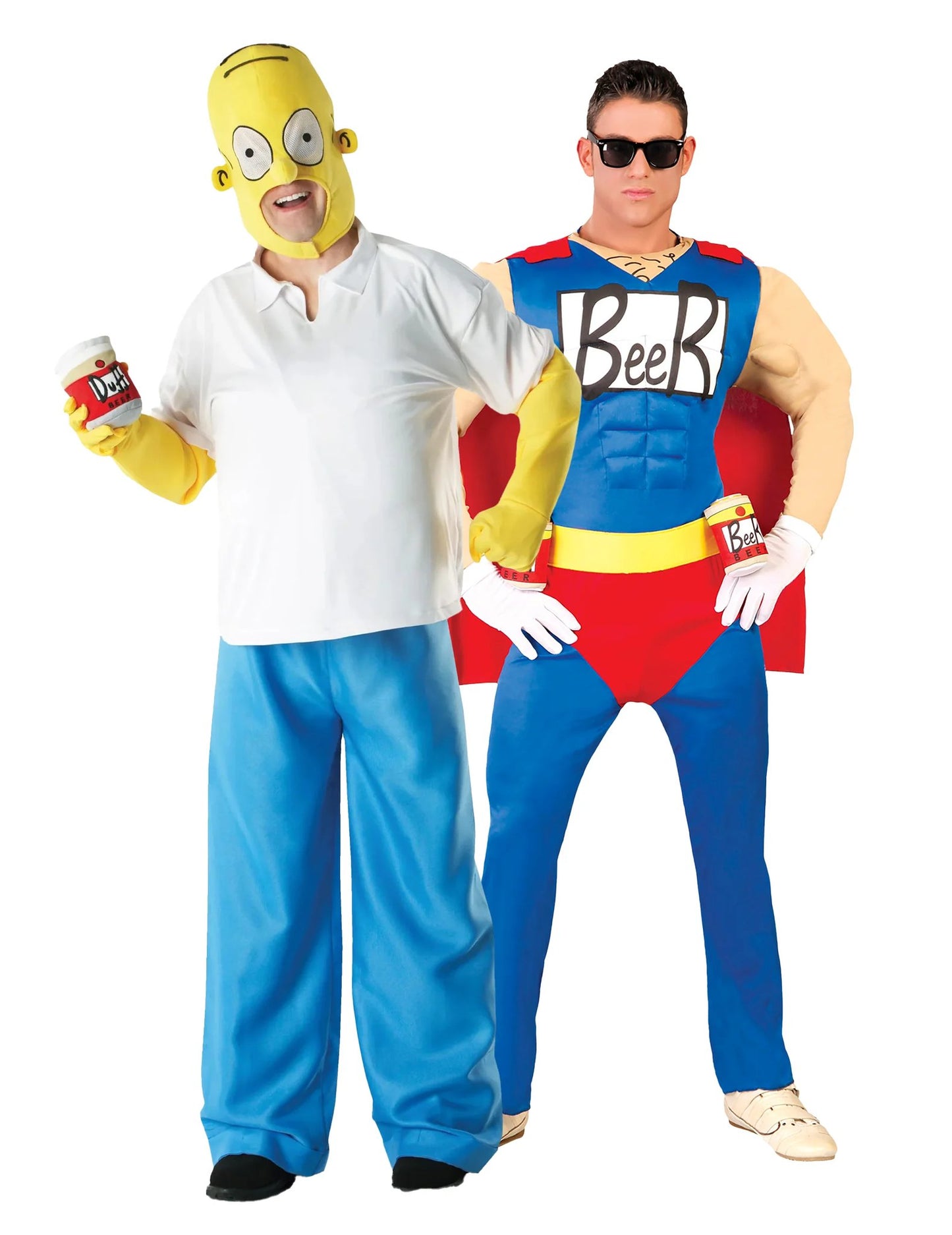 Maska za par Homer Simpson i Beerman za odrasle