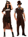 Parovi steampunk smeđi kostim za odrasle