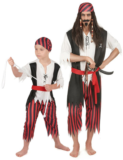 Piratski kostim za oca i sina za par
