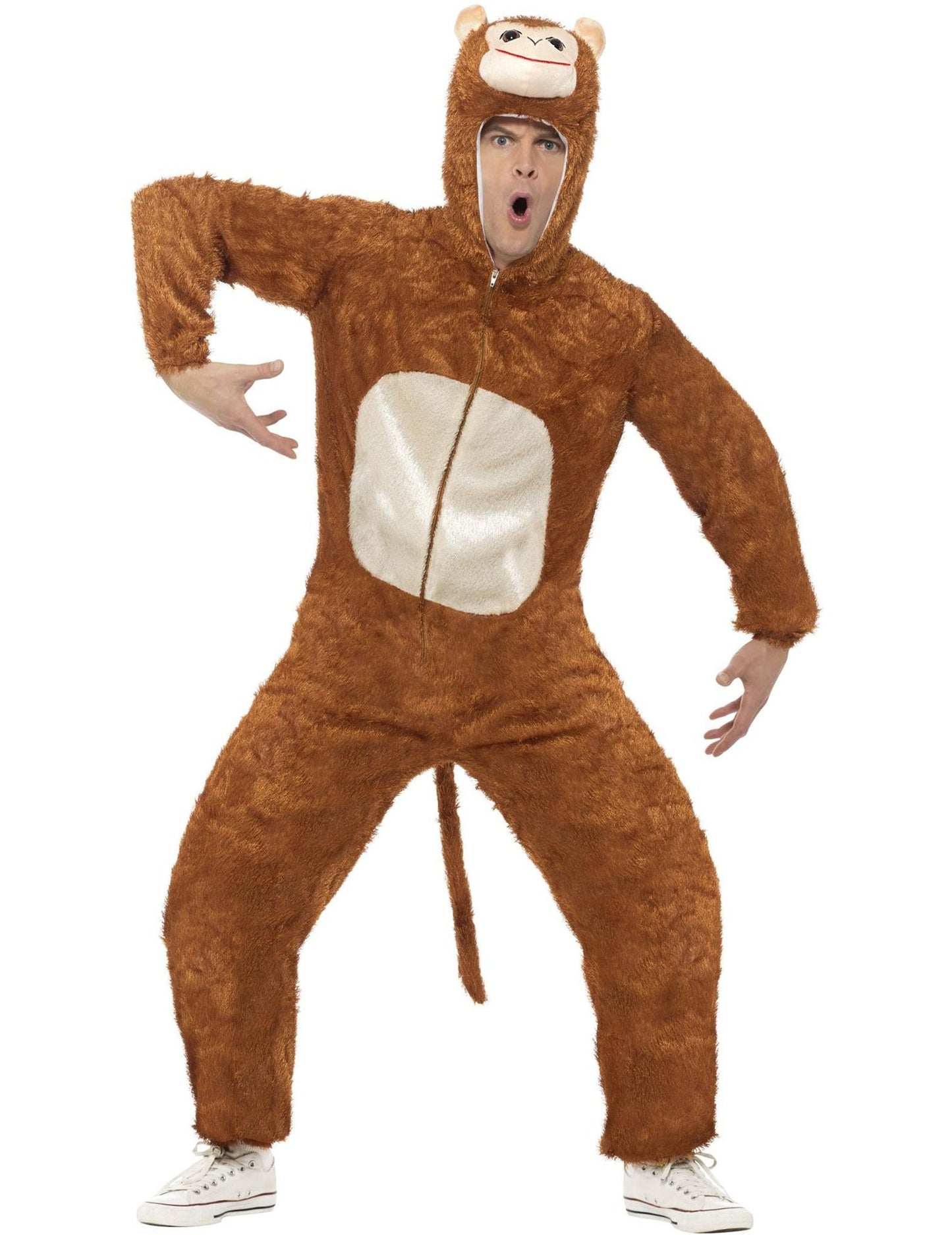 Déguisement de couple singe et banane adulte