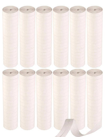 12 Rouleaux de serpentins blanc