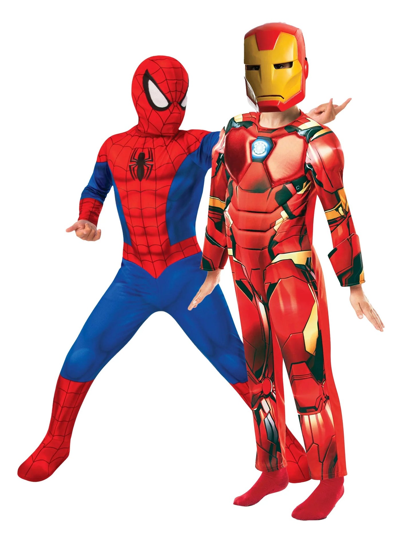 Kostim za par Spiderman i Iron Man za djecu