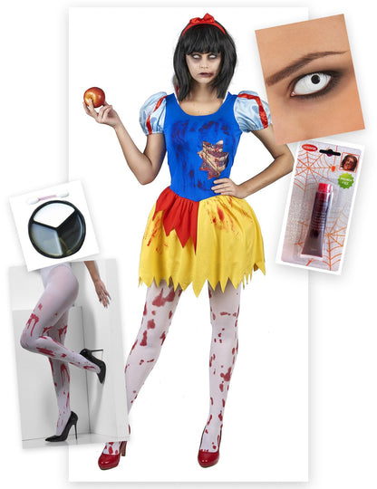 Pack déguisement princesse empoisonnée Halloween