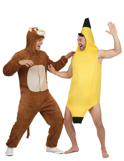 Kostim za par: odrasli majmun i banana