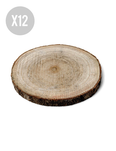 12 prirodnih drvenih trupaca 13 do 17 cm