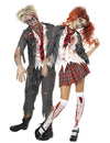 Zombiji školski par kostima za Noć vještica