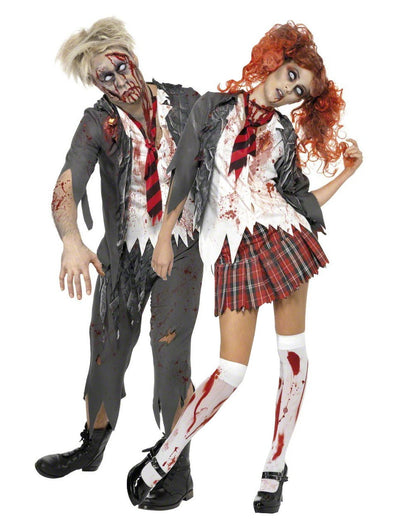 Zombiji školski par kostima za Noć vještica