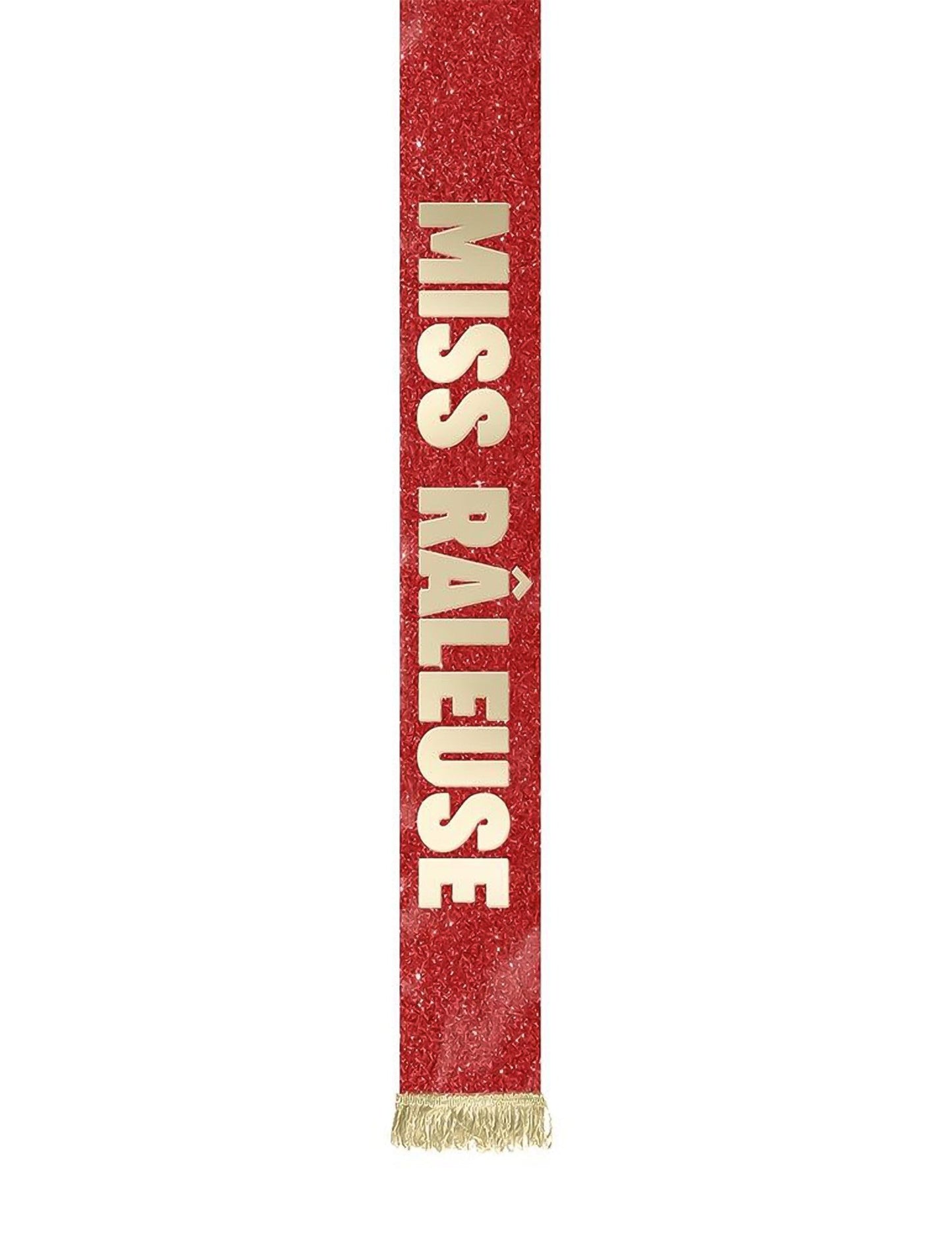 Set accessoires miss raleuse écharpe et diadème