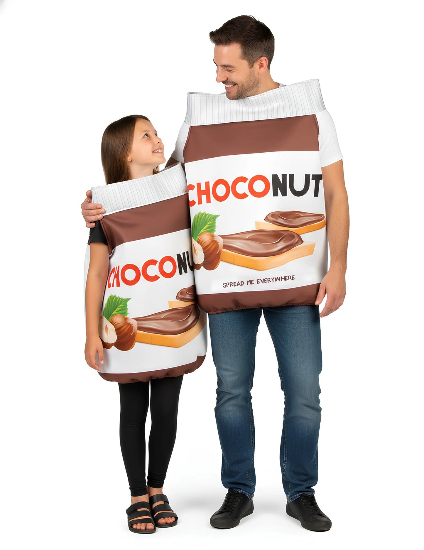 Déguisement de couple choconut adulte et enfant