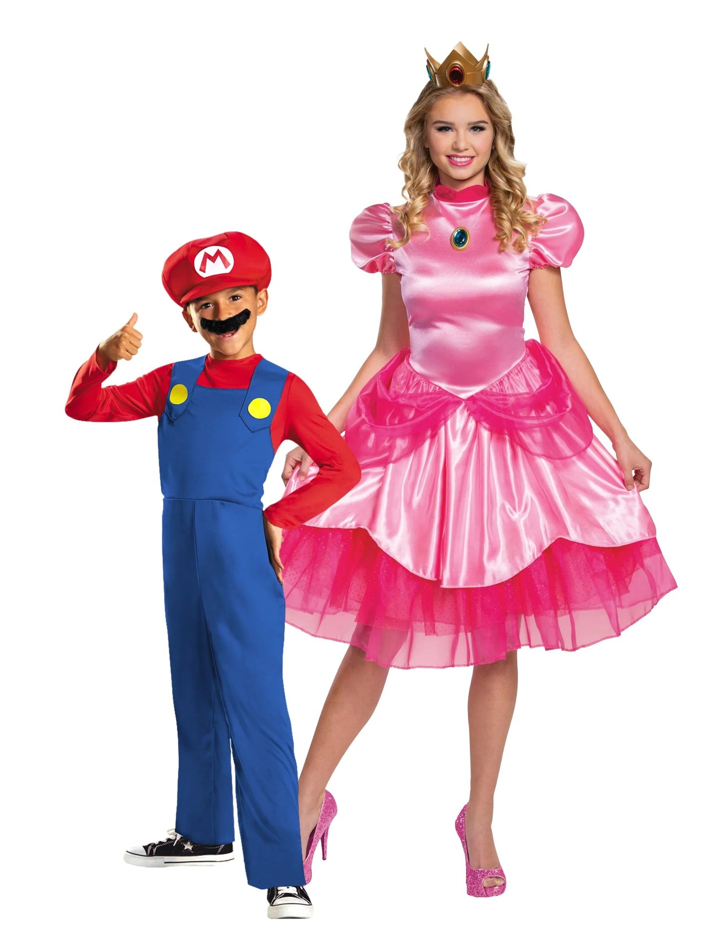 Kostim za par Princeza Peach i Mario Majka i sin