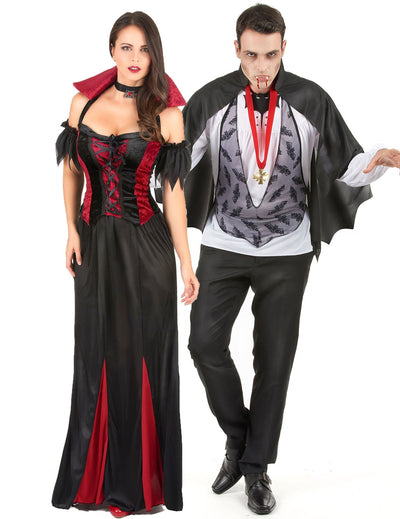 Par kostima vampira za par za Noć vještica
