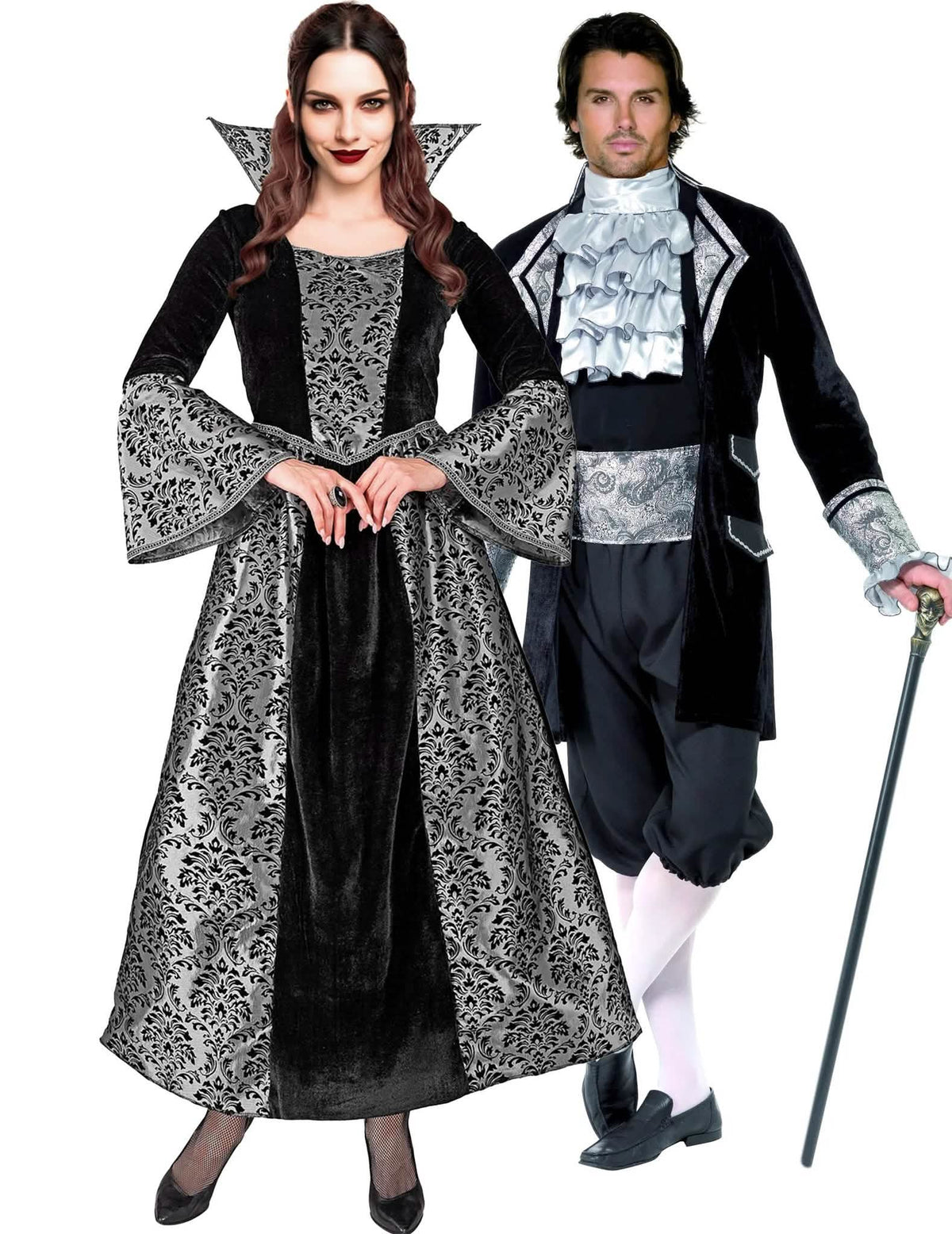 Barokni vampirski kostim za par za odrasle
