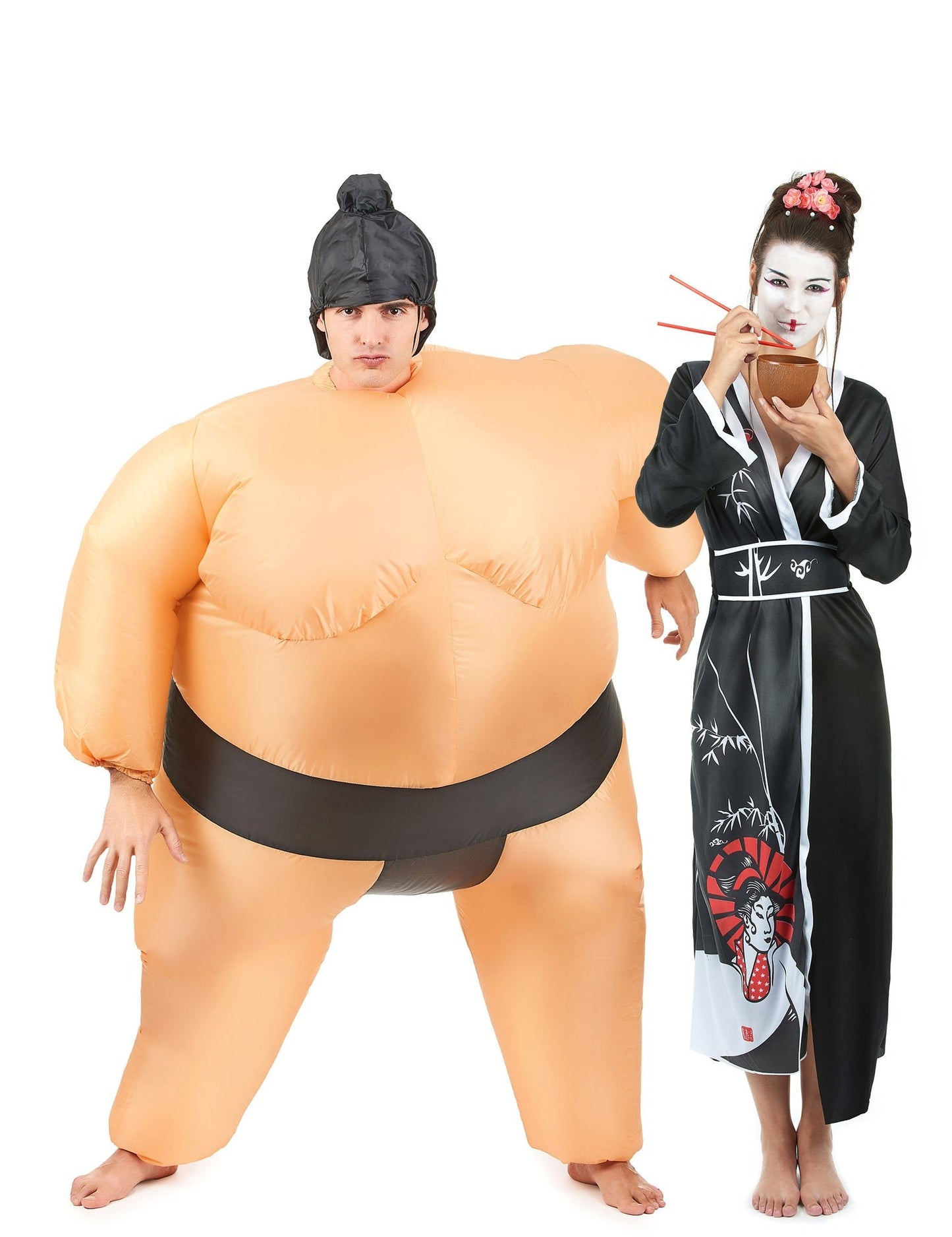 Kostim za par sumo hrvač i gejša