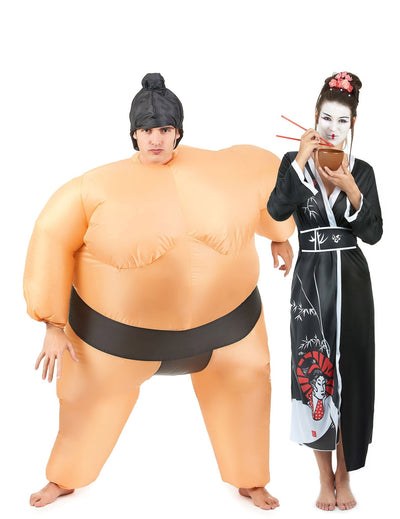 Kostim za par sumo hrvač i gejša
