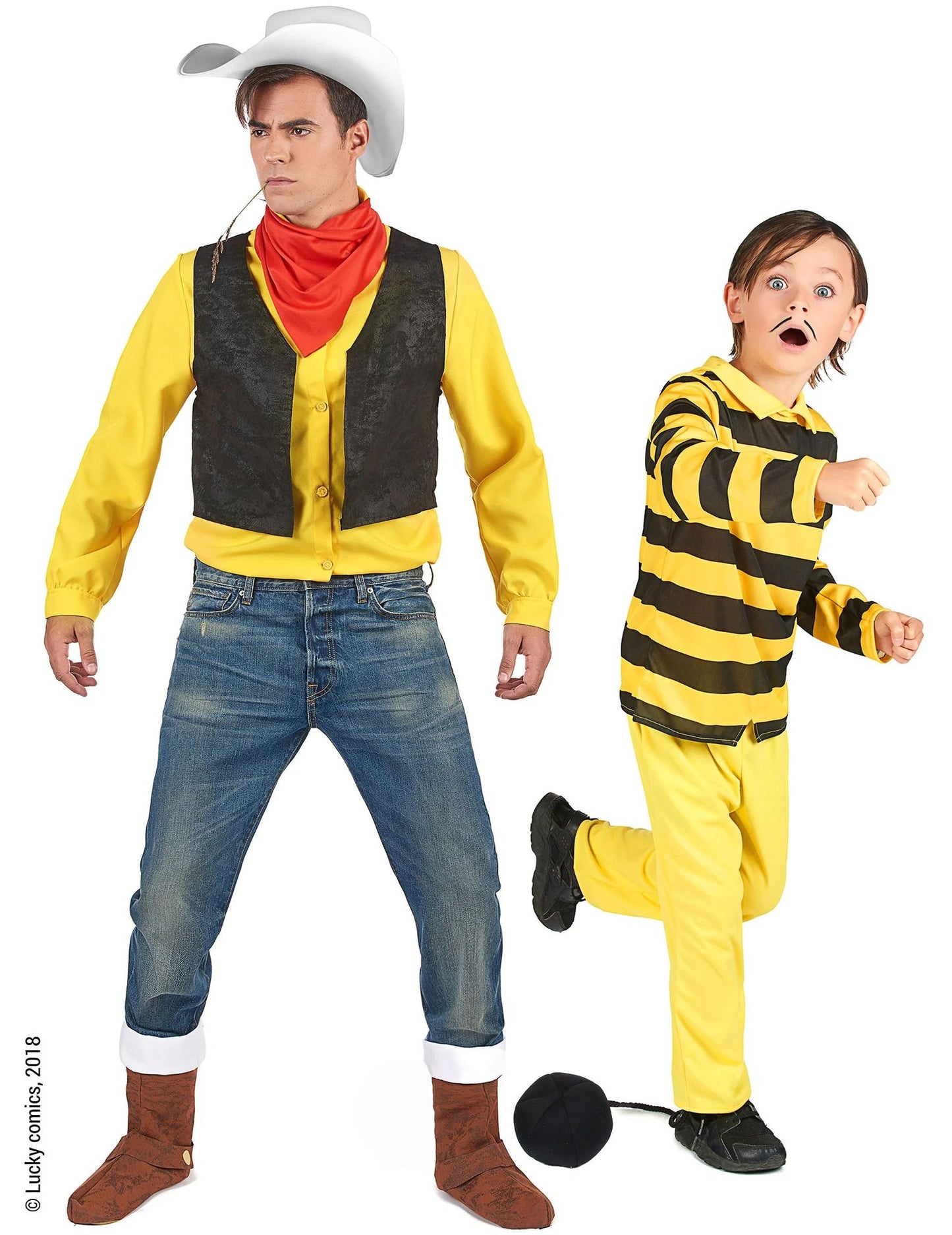 Kostimi za par Lucky Luke™ i Dalton otac i sin