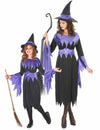 Pari kostim ljubičastih vještica za Halloween majka i kći