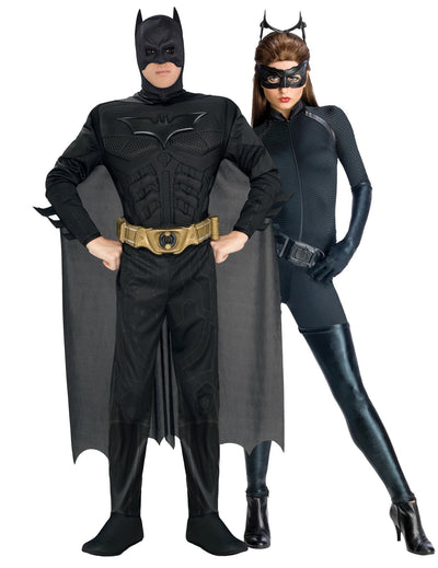 Déguisement de couple Batman™ et Catwoman™ adultes
