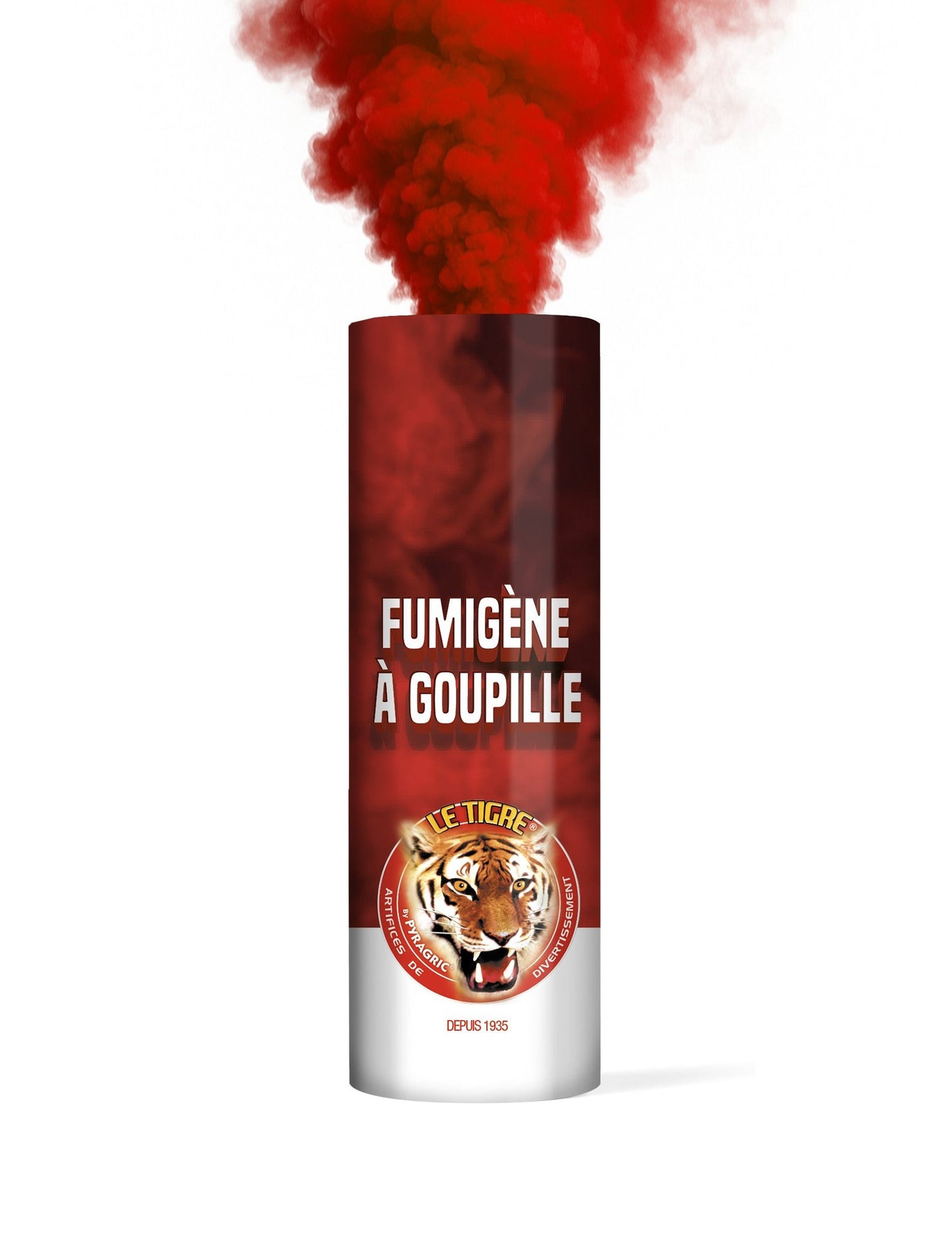 3 Fumigènes à goupille supporter bleu blanc rouge 1 min