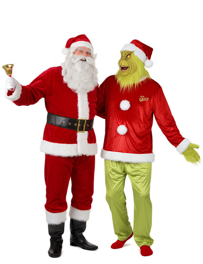Kostim za odrasli par Grincha i Djeda Mraza