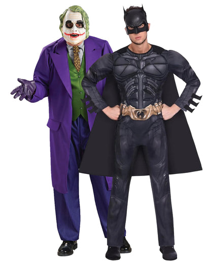 Déguisement de couple Batman™ et Joker™ adultes