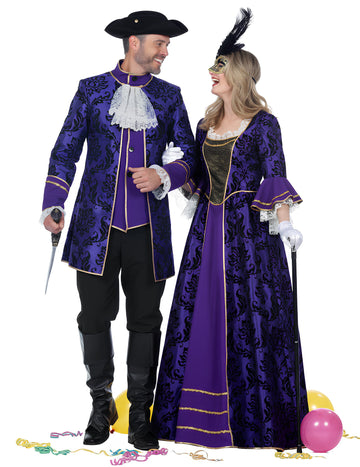 Kostim za odrasle baroknog para markiza
