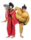 Kostim za par, sumo i gejša, za odrasle