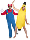 Costim za par Mario™ i banana za odrasle