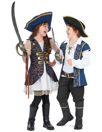 Šik dječji kostim para piratskih kapetana