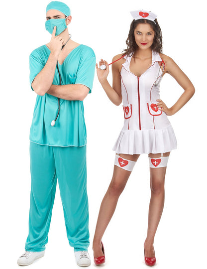 Par kostim medicinske sestre i doktora