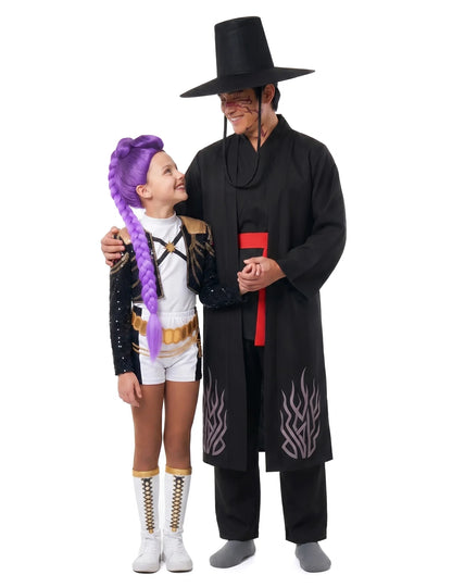 Déguisement de couple Rumi™ et démon Kpop Demon Hunters™ père et fille