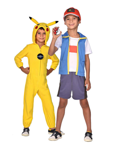 Kostim za par Sacha i Pikachu Pokémon™ za djecu