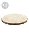 12 prirodnih drvenih klada 28 do 33 cm