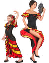 Kostim za par plesačice flamenco majka i kći