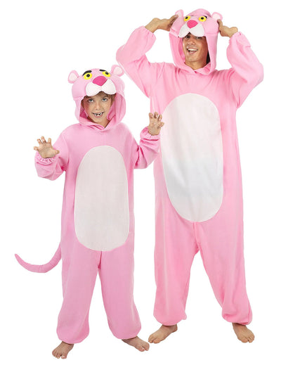 Déguisement de couple La Panthère Rose™ parent et enfant