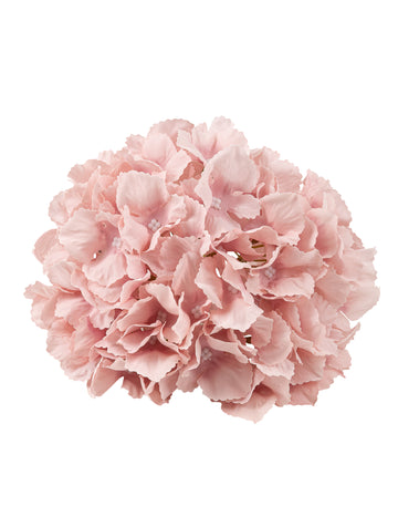 Umjetna ružičasta glava hortenzije, 19 cm, izrađena od tkanine