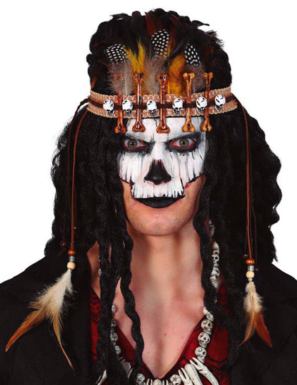 Opseg glave odrasle osobe s Voodoo figurom