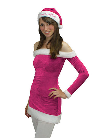 Tussi on Tour X-Mas haljina Božić ružičasto-bijela 