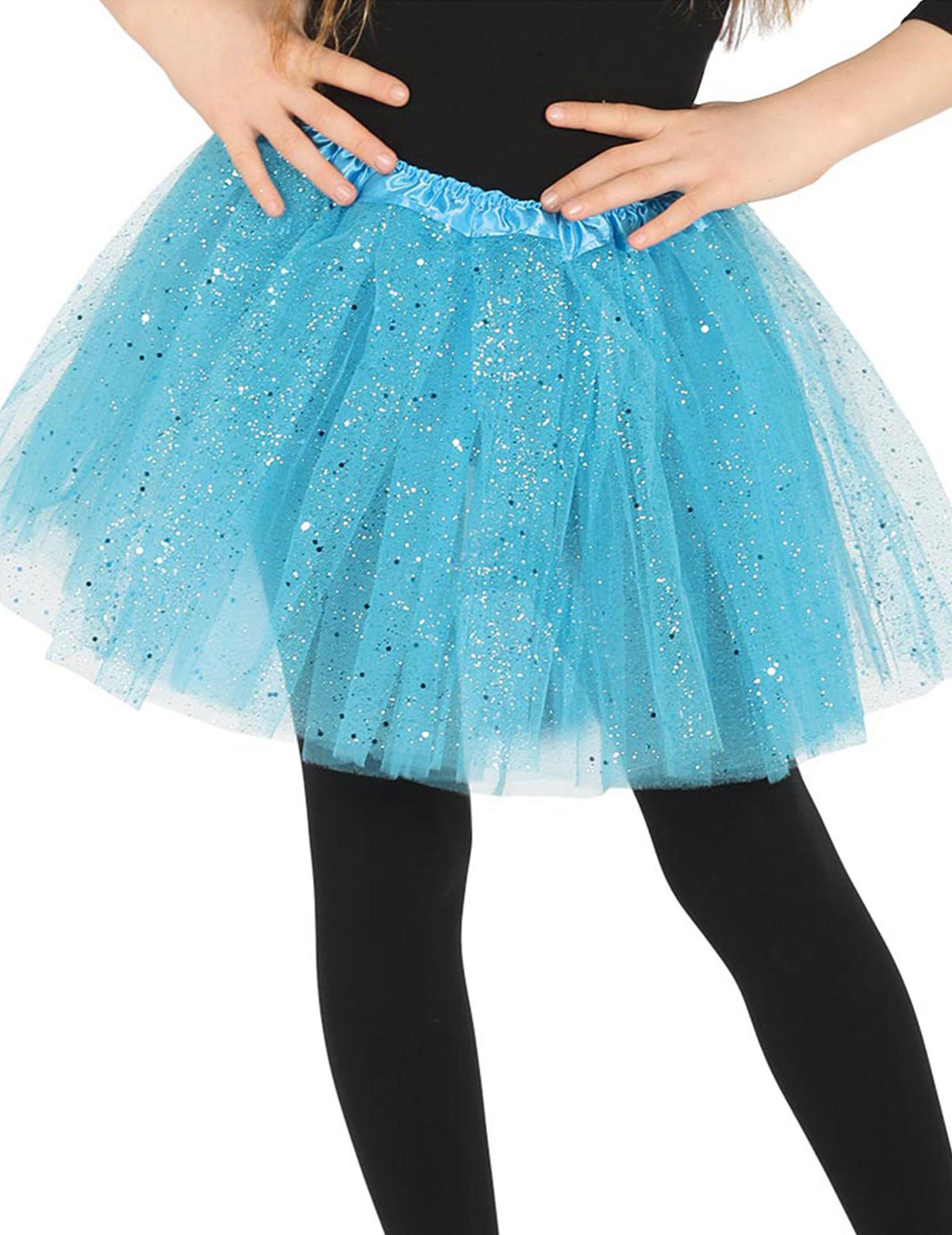 Tutu à paillettes pour fille bleu