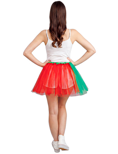 Crveni i zeleni Portugal tutu za navijanje 39 cm