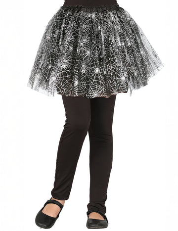 Srebrna tutu paučinasta mreža za djevojčice