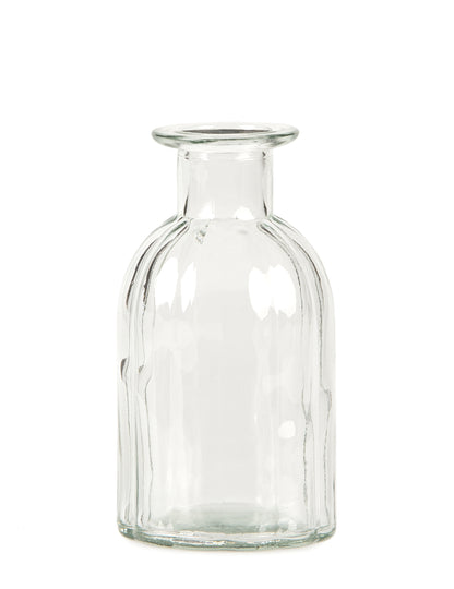 Vase en verre vintage pour décoration transparent
