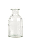 Vase en verre vintage pour décoration transparent