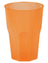 Narančasta čaša za koktele s efektom leda 42 cl