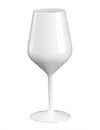 Bijela čaša za vino na stalku 47 cl